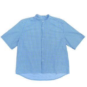 Chemise à carreaux bleu